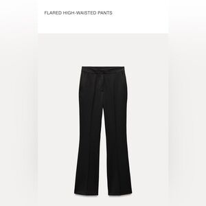 ZARA Elegant Black Women's flared Pants - New with Tags